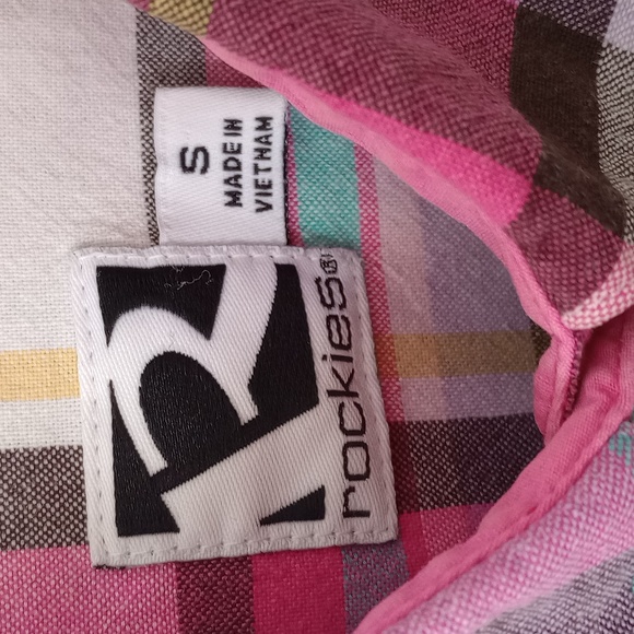 Rockies Western Wear size small plaid shirt - Picture 2 of 5